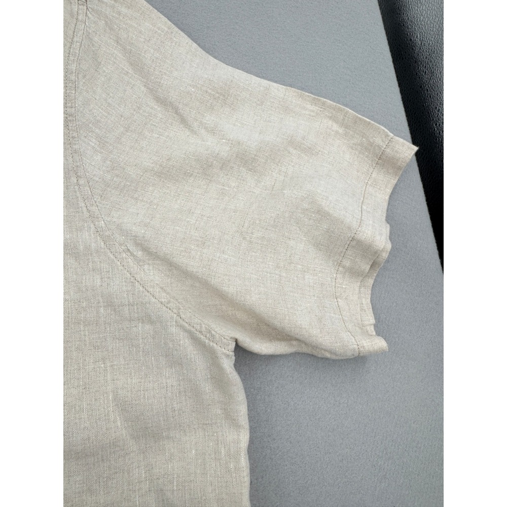 Tommy Bahama 100% Linen Mens 1XLB Short Sleeve Button Down Camp Shirt Summer - Picture 9 of 12